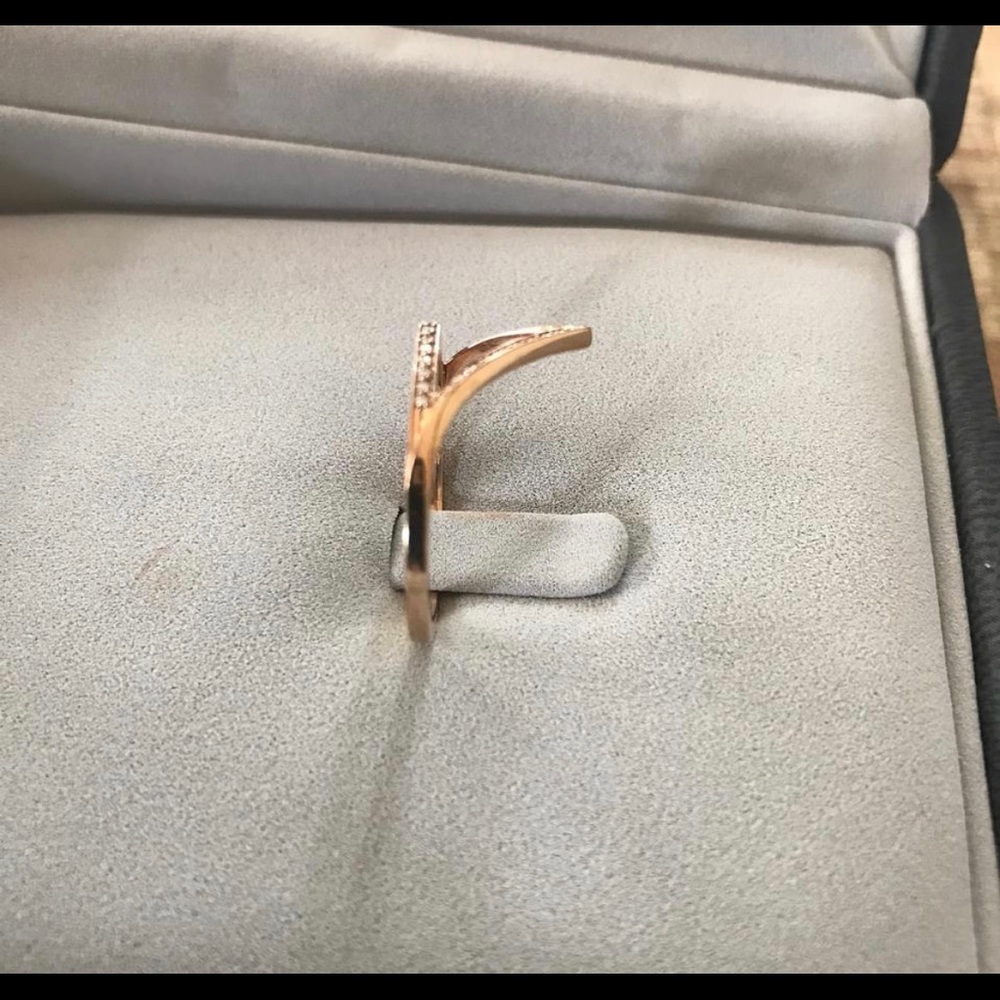 Repossi Solid 18k Rose Gold Ring - image 2